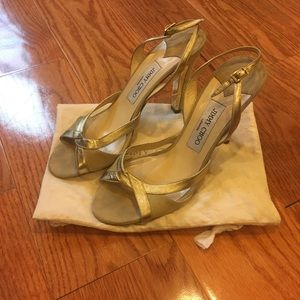 Jimmy Choo Gold Heels